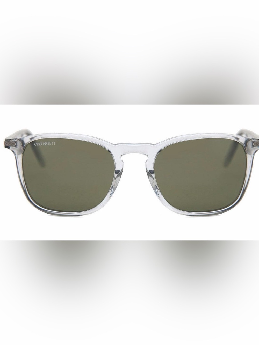 Serengeti Delio 8948-S Sunglasses – Crystal Frame / 555nm Green Lens
